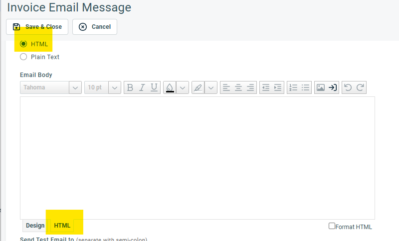 Free Autotask Invoice and Email HTML Template